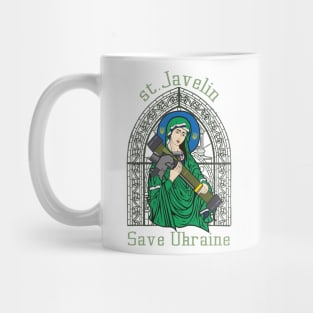 Saint Javelin protect Ukraine Mug